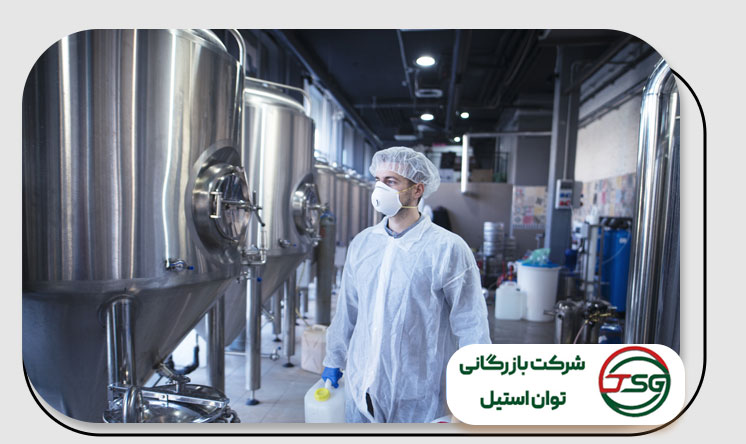 کاربرد استیل ضدزنگ در صنایع غذایی و 5 ویژگی آن 2 مقاومت بالا در برابر خوردگی کاربرد استیل ضد زنگ